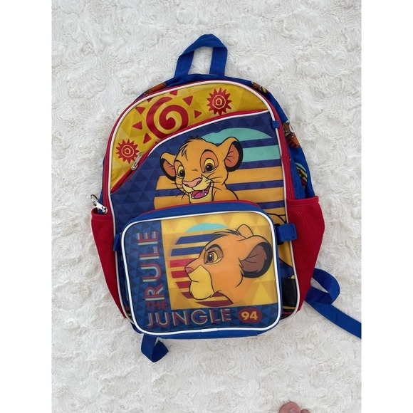 Disney Lion King Simba backpack and lunchbox - Picture 2 of 5